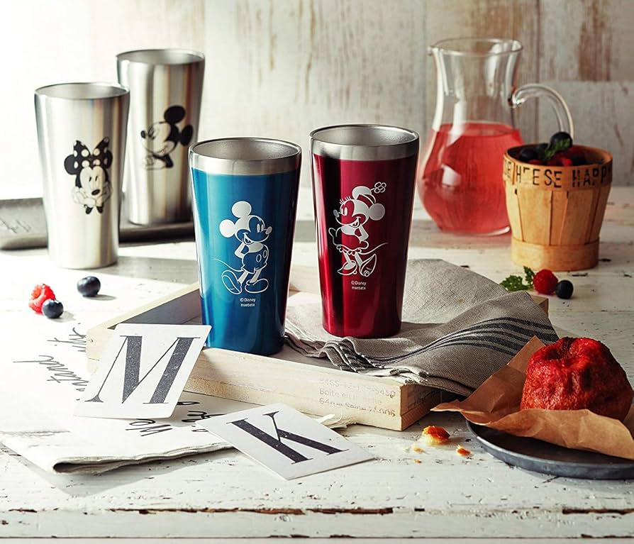 Amazon｜前畑 ディズニー ペアメタルサーモタンブラー ミッキー